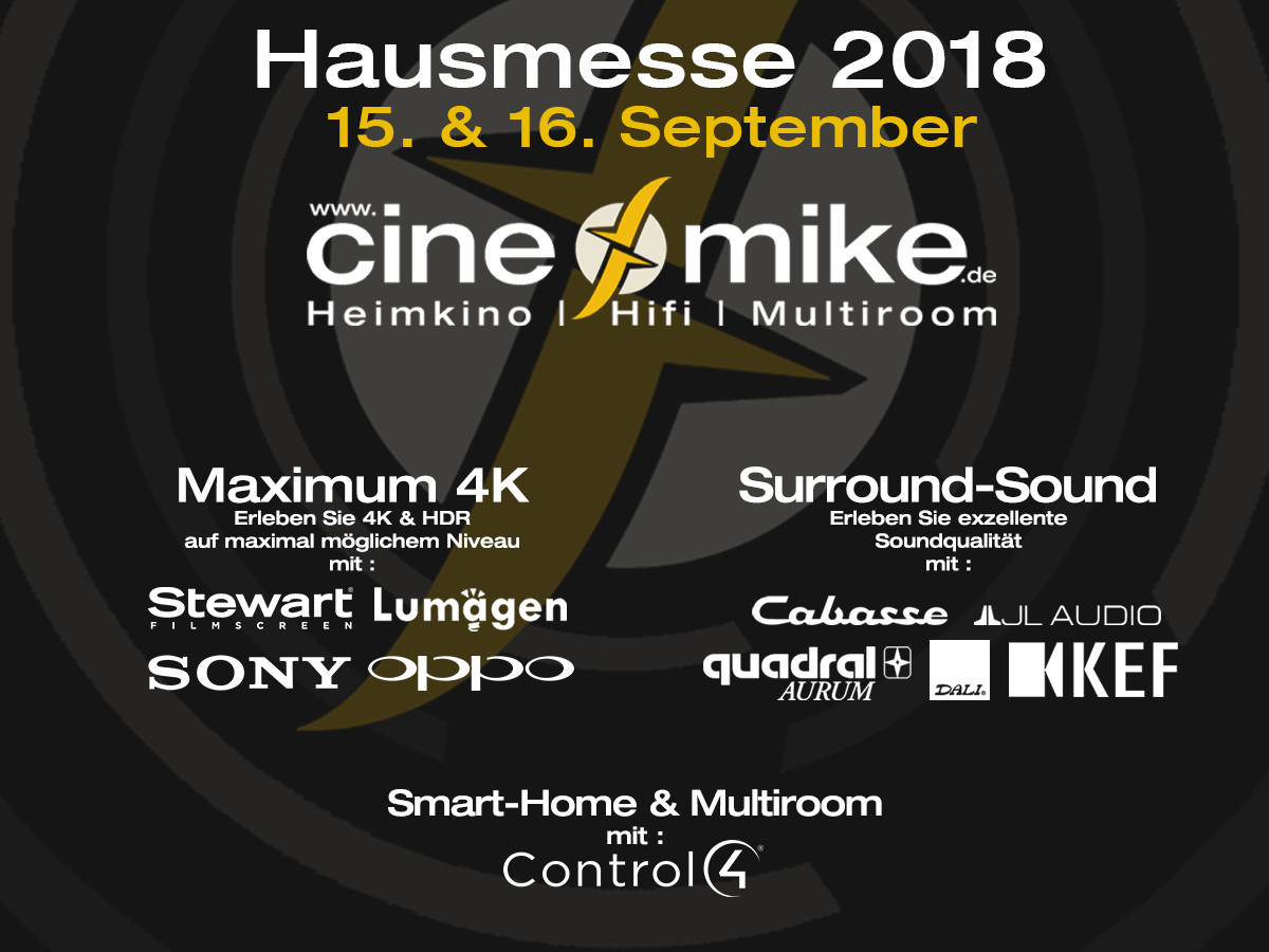 Einladung zur Cinemike Hausmesse 2018